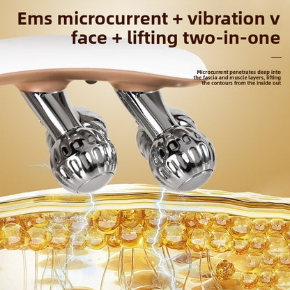 Roller Beauty Massager with Micro-current EMS