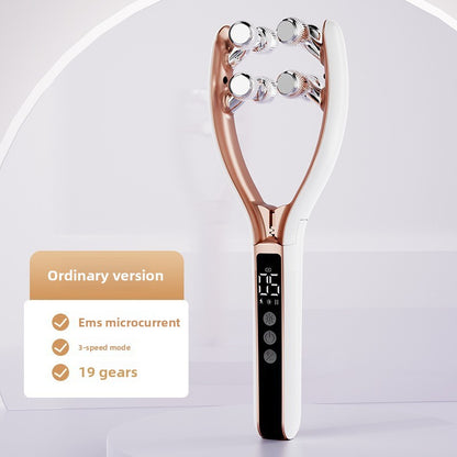 Roller Beauty Massager with Micro-current EMS